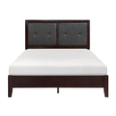 Edina Full Panel Bed in Espresso-Hinted Cherry