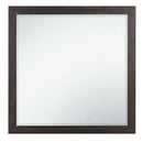 Miter Mirror in Rustin Mahogany & Dark Ebony 1762-6
