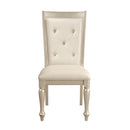 Celandine Side Chair in Silver (Set of 2)
