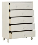 Wellsummer 5 Drawer Chest in White 1803W-9