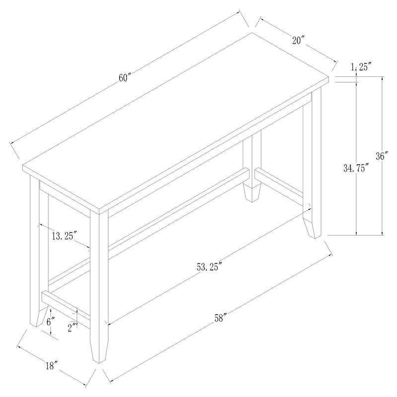 Toby Counter Height Dining Table