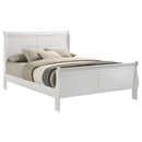 Louis Philippe Sleigh Panel Bed