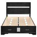 Miranda Panel Platform Storage Bed