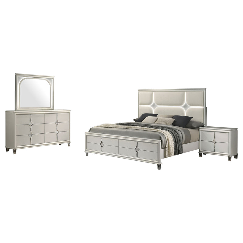 Olivia 4 Pc Bedroom Set