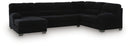 SimpleJoy 3-Piece Sectional w/ Chaise