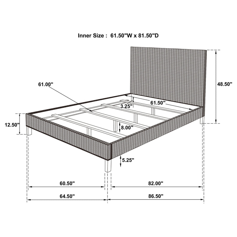 Zyla Queen Bed