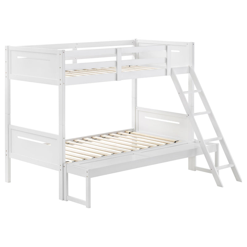 Littleton Twin Over Full Bunk Bed White image