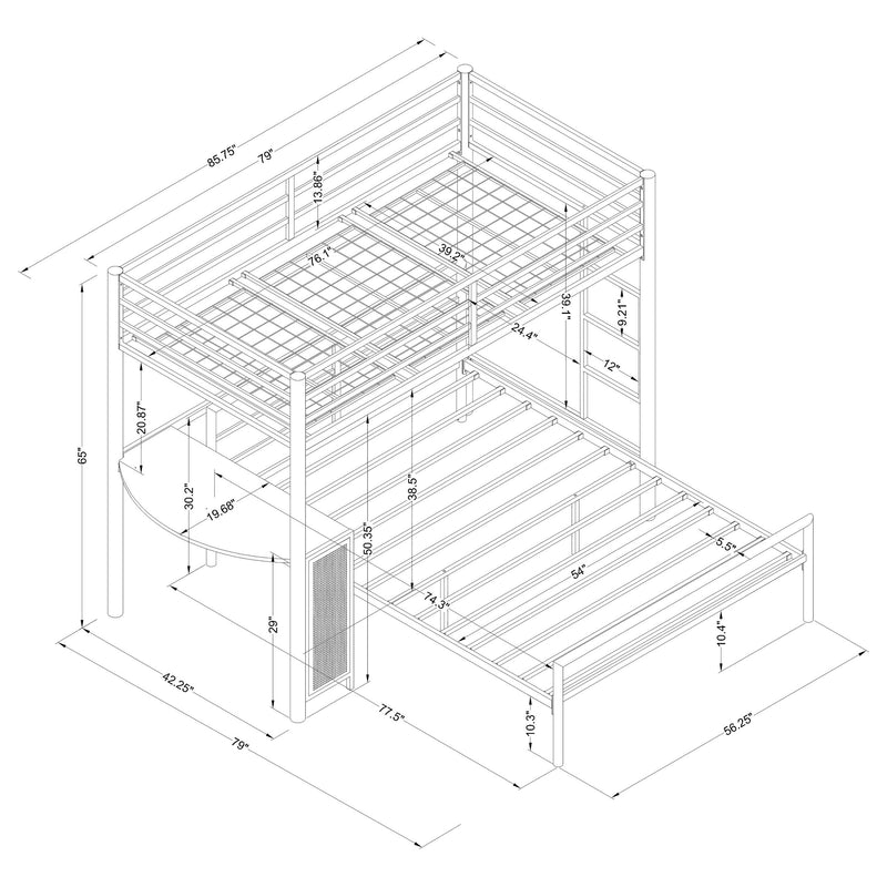 Fisher 2 Pc Beds