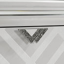 Emmeline 4 & 5 Piece Queen Bedroom Set Gray & White