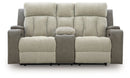 WhipLash Power Reclining Loveseat with Console