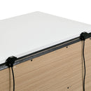 BIRSFELDEN Cal.King, E.King, & Queen Bed w/ Drawers, White