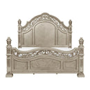Catalonia Queen Poster Bed in Platinum Gold 1824PG-1*