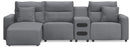 Modmax II Reclining Sectional with Chaise and Audio Console