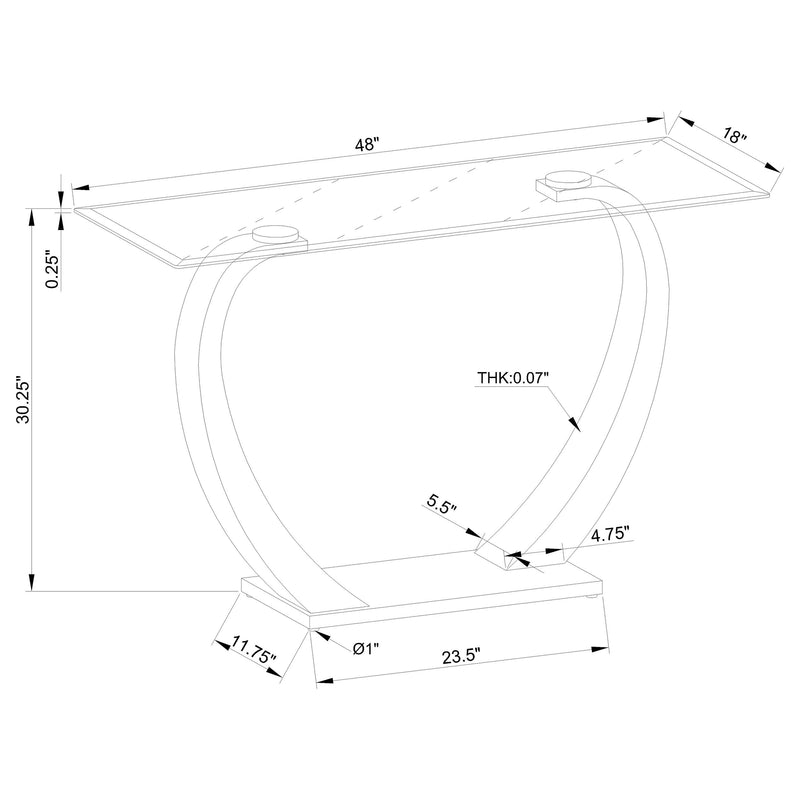 Pruitt Console Table