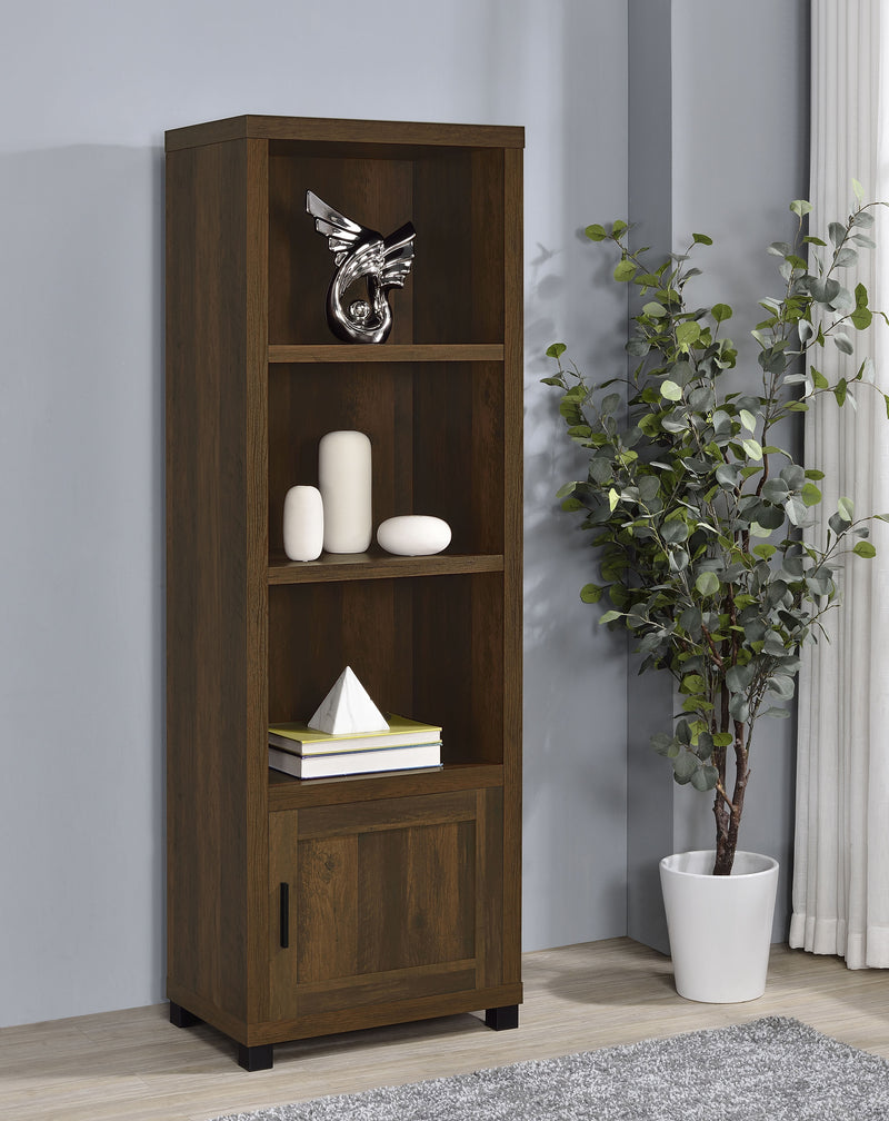 Sachin 3-shelf Media Tower With Storage Cabinet image