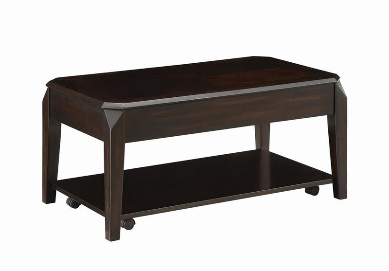 Baylor Lift Top Coffee Table with Hidden Storage Walnut image