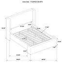 Alamosa Wingback Platform Bed