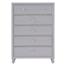 Wellsummer 5 Drawer Chest in Gray 1803GY-9