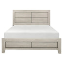 Quinby King Panel Bed in Light Brown 1525K-1EK