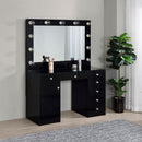Acena Makeup Vanity Table with LED Mirror