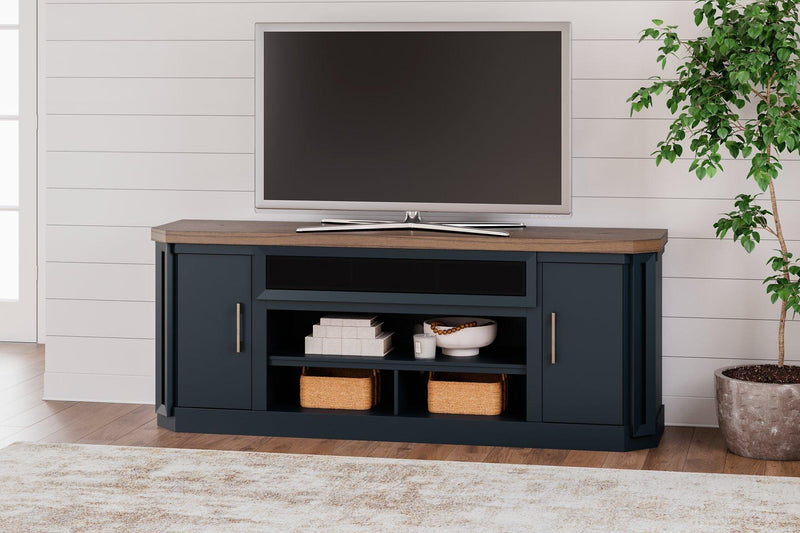 Landocken 83" TV Stand with Electric Fireplace