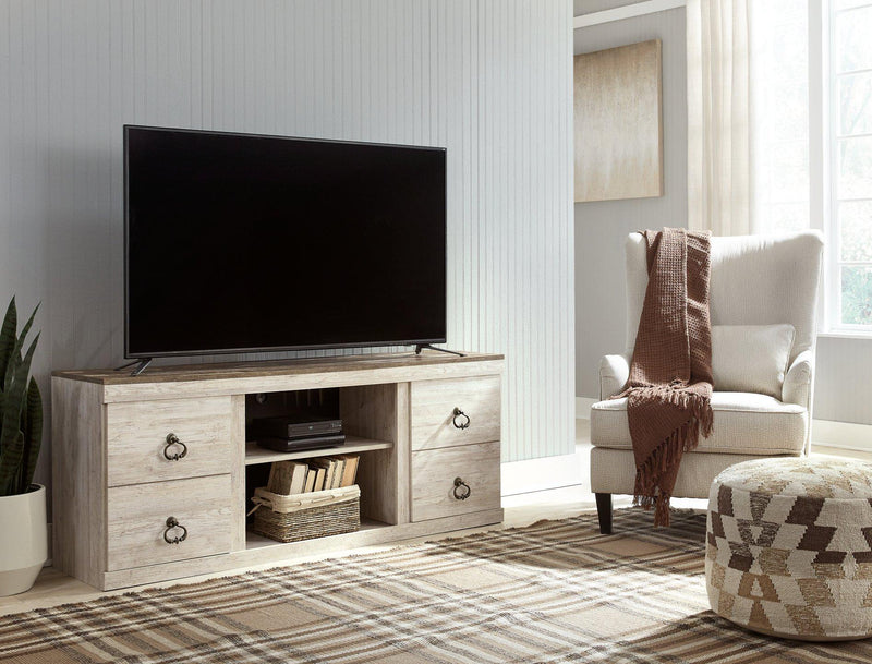 Willowton TV Stand with Electric Fireplace