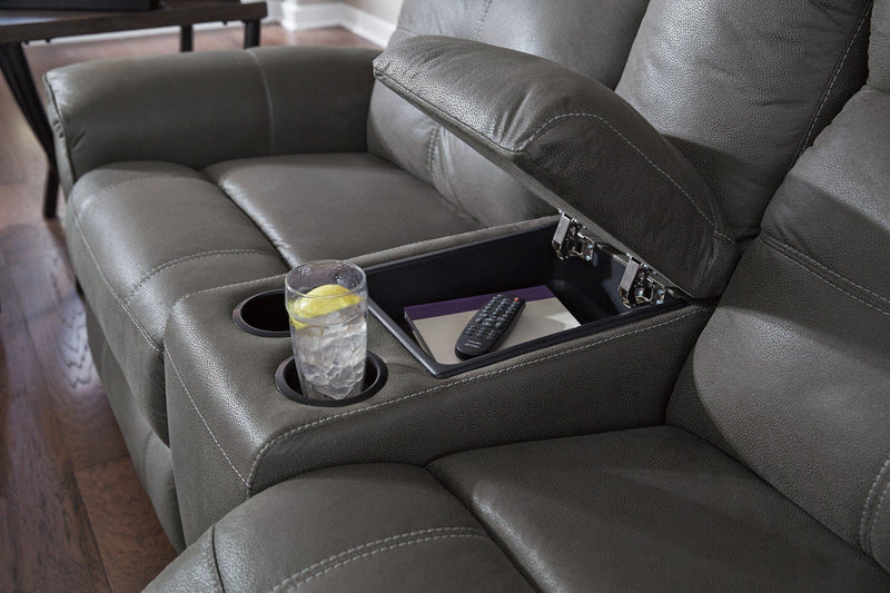 Jesolo Reclining Loveseat with Console