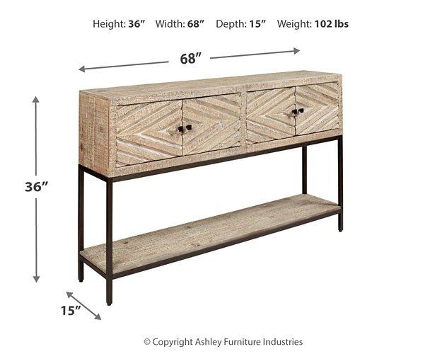 Roanley Sofa/Console Table