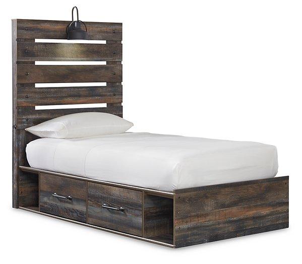 Drystan Bed with 4 Storage Drawers