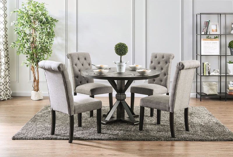 ALFRED 5 Pc. Round Dining Table Set
