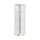 Traditional Glass Hexagon Curio Cabinet
