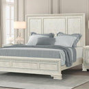 Stella Mia 4 Pc 5 Pc Queen Bedroom Set White & White