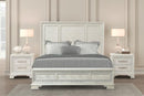Stella Mia E.King & Queen Bed White & White