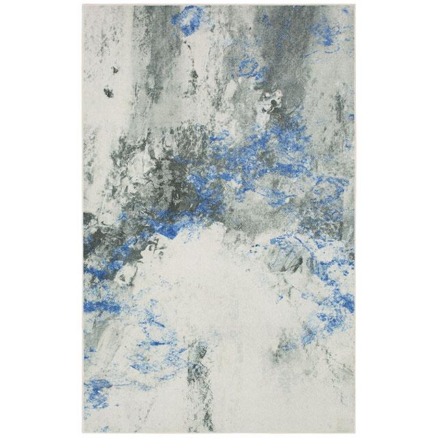 HOLLIE 5' X 8', Area Rug, Blue/Gray image