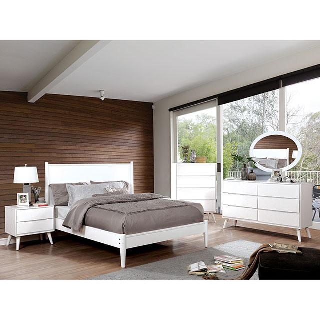 LENNART II White Full Bed