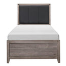 Woodrow Twin Panel Bed in Gray 2042T-1*