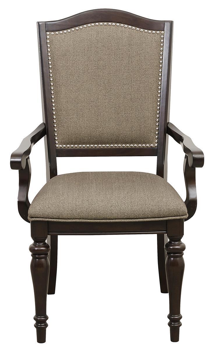 Homelegance Marston Arm Chair in Dark Cherry (Set of 2)