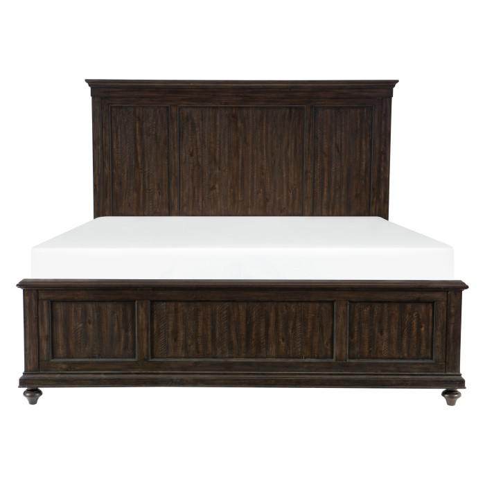 Homelegance Cardona Queen Panel Bed in Driftwood Charcoal 1689-1* image