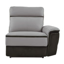Laertes Power RSF Reclining Chair in Taupe Gray 8318-RRPW
