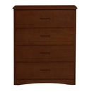 Rowe 4 Drawer Chest in Dark Cherry B2013DC-9