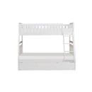 Galen Twin/Full Bunk Bed w/ Twin Trundle in White B2053TFW-1*R