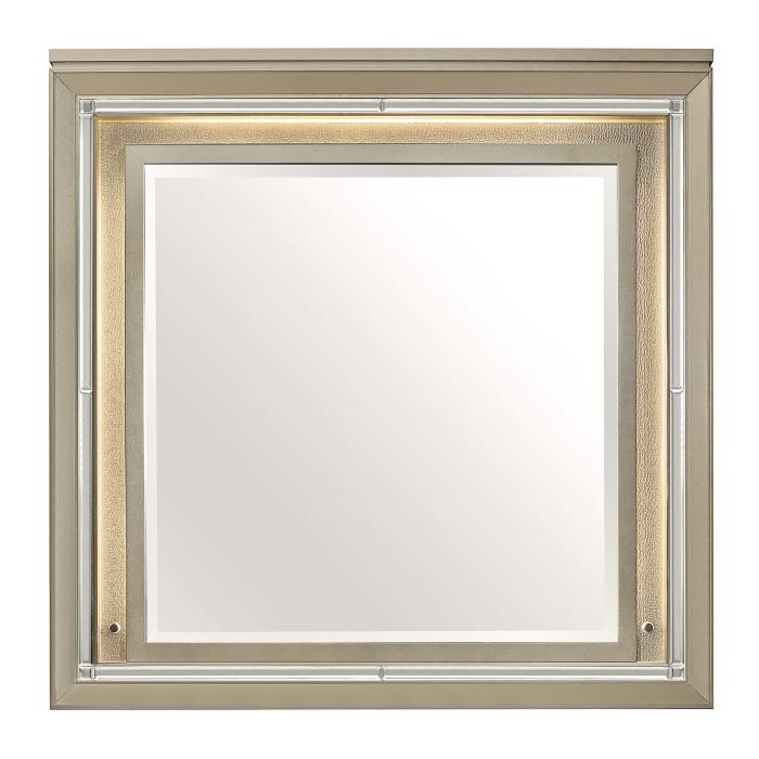 Homelegance Furniture Youth Loudon Mirror in Champagne Metallic B1515-6 image