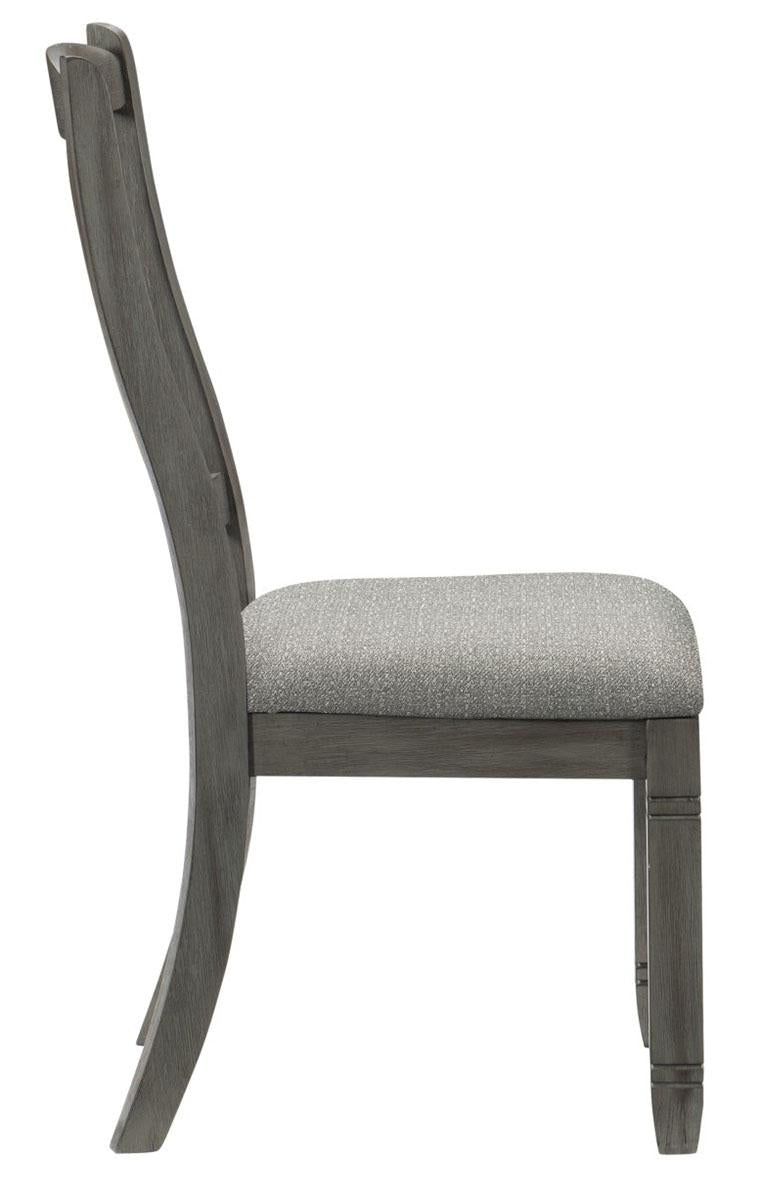Homelegance Granby Side Chair in Antique Gray (Set of 2)