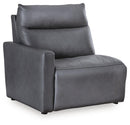 ModZ Power Reclining Sectional Loveseat with Audio Console