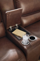 DeepWakes Reclining Sectional with Storage Console