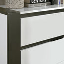 BIRSFELDEN Cal.King, E.King, & Queen Bed, White