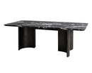 Selsey Dining Table, Black Stone Top