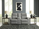 Gauntlet Reclining Loveseat with Console