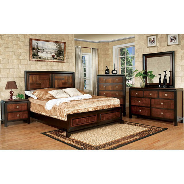 Patra Acacia/Walnut Full Bed