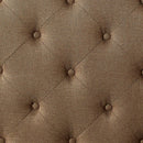 Carly Cal.King, E.King, Full, & Queen Bed Grey & Brown